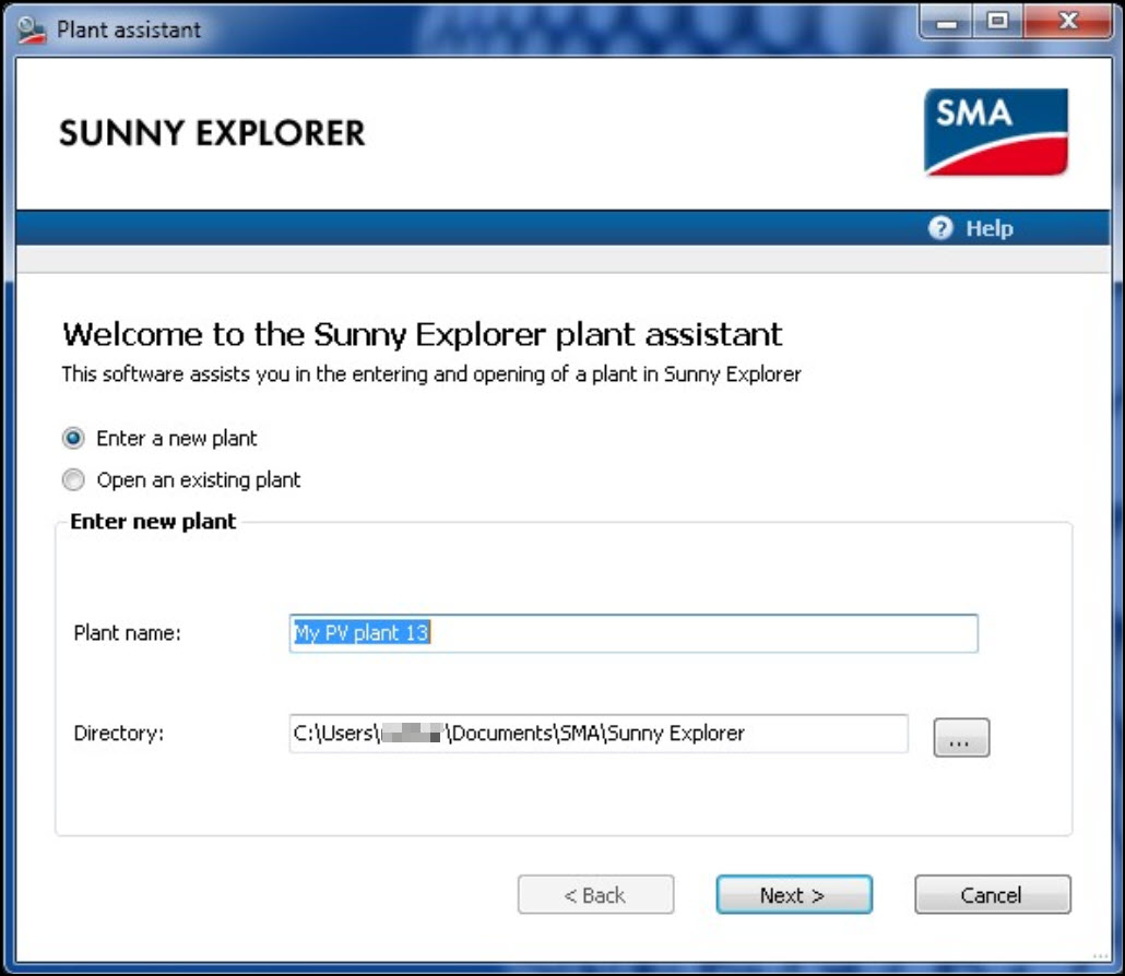 Sunny Explorer: How to Find a Speedwire-Webconnect Plant