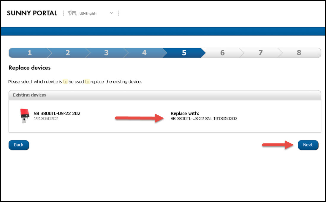 Adding or Replacing Speedwire-Webconnect Devices using Plant Setup ...