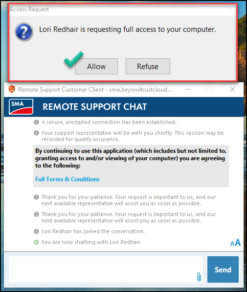 Activating the SMA Remote Tool on a Laptop